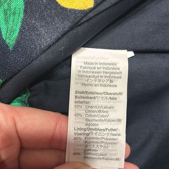 J. Crew floral skirt size 8. Linen and cotton - Picture 6 of 8